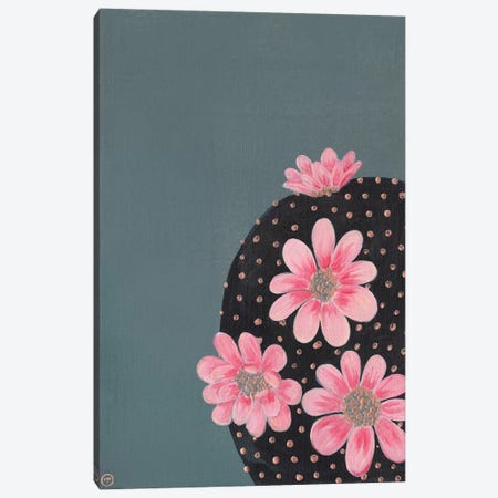 Round Cactus Paper Canvas Print #CTA59} by CreatingTaryn Canvas Print