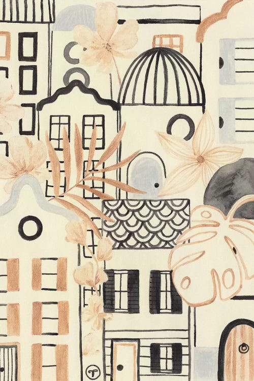 Town Life by CreatingTaryn wall art