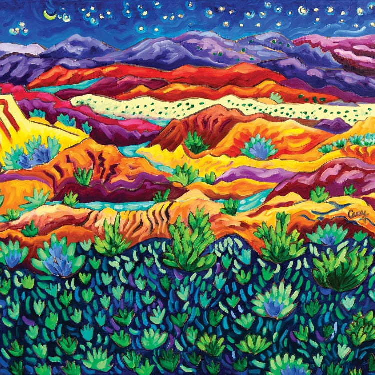 Patterns of Night by Cathy Carey wall art