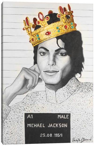 Suspected Of Joining His Galaxy Canvas Art Print - Michael Jackson