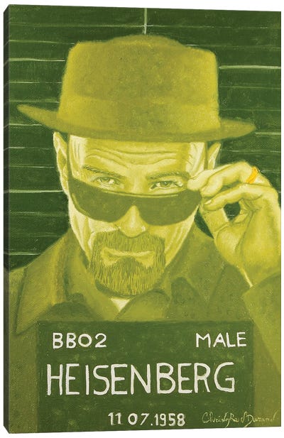 Arrested For Chemical Pollution Of Environment Canvas Art Print - Walter "Heisenberg" White