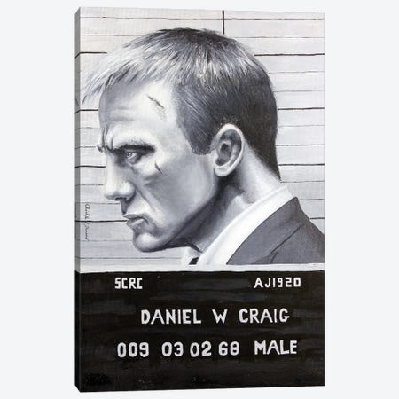 Arrested For Fighting In A Bar With Steve McQueen Canvas Print #CTD2} by Christophe Stephan Durand Canvas Print