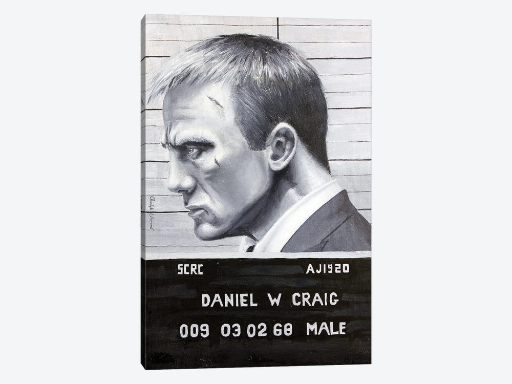 Arrested For Fighting In A Bar With Steve McQueen by Christophe Stephan Durand 1-piece Canvas Print