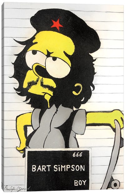El Barto Canvas Art Print - The Simpsons
