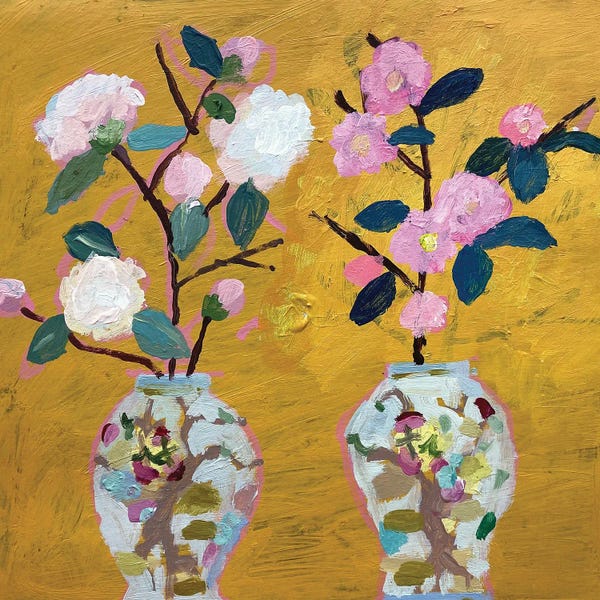 Granny Chic: Camellias by Charlotte Hardy