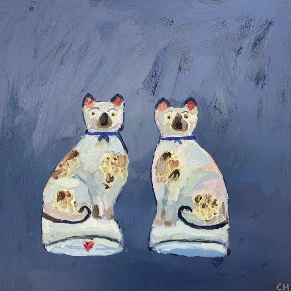Granny Chic: China Cats by Charlotte Hardy