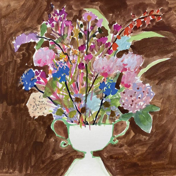 Fine Art Print: Flowers From Cornwall by Charlotte Hardy