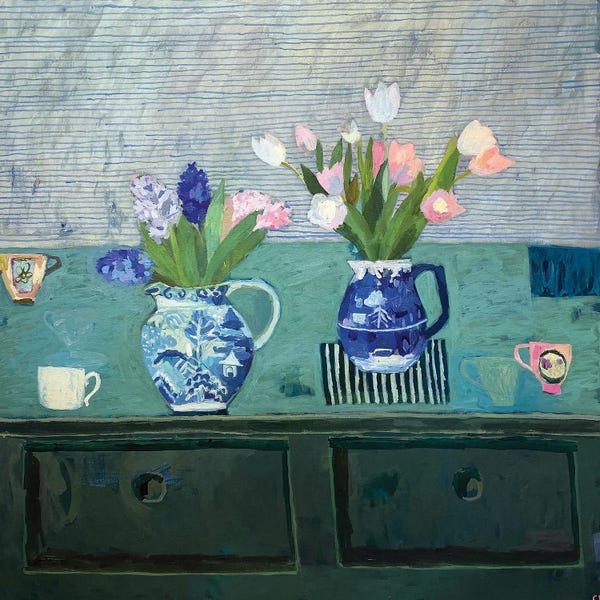 Granny Chic: Greyish Mauve Like A Raincloud by Charlotte Hardy