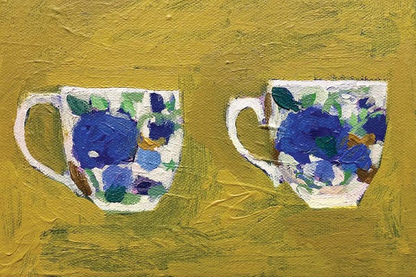 Granny Chic: A Pair Of Mason Teacups by Charlotte Hardy