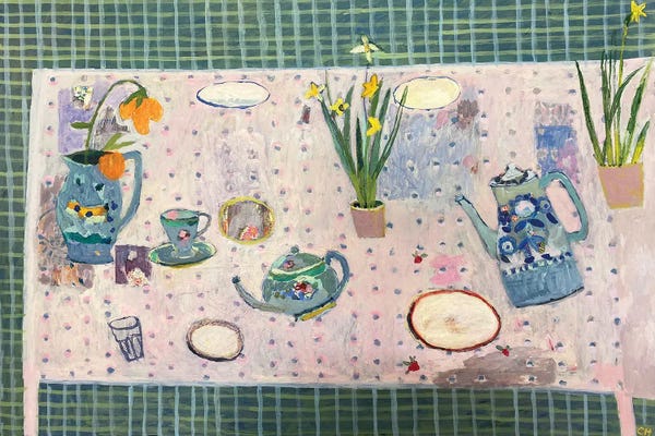 Modern Tablescapes: Lemon And Gold by Charlotte Hardy