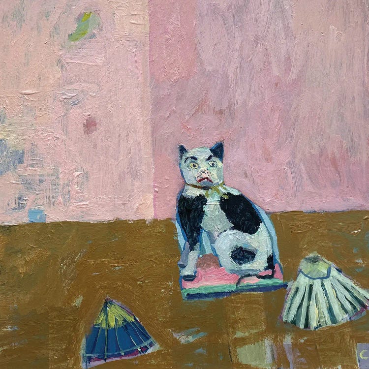 Museum Cat by Charlotte Hardy wall art