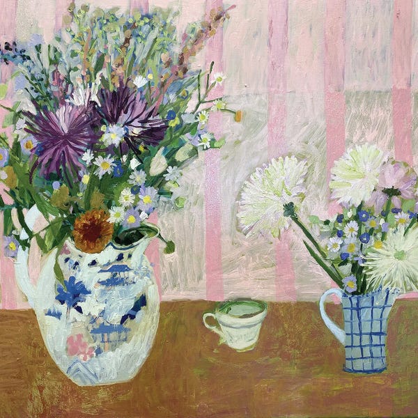 Granny Chic: Asters And Chrysanthemums by Charlotte Hardy