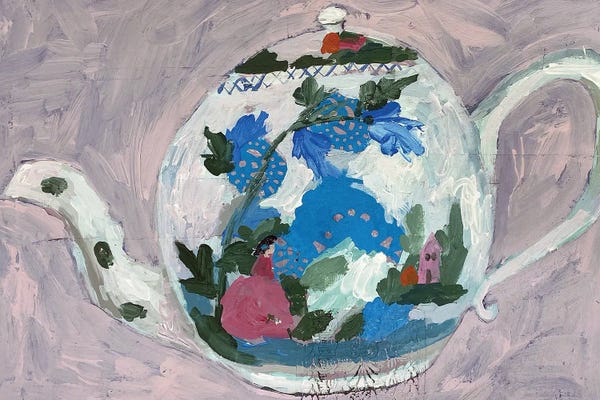 Granny Chic: Scenic Teapot by Charlotte Hardy