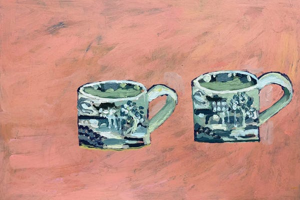 Granny Chic: Black Willow Cups by Charlotte Hardy