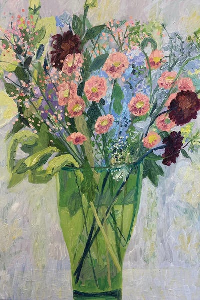 Asters: Orange Asters by Charlotte Hardy