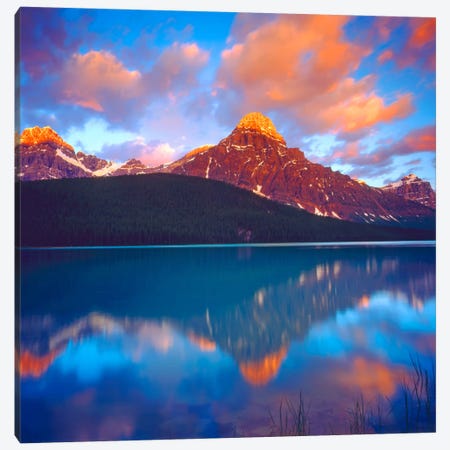 Sunrise, Banff National Park, Alberta, Canada Canvas Print #CTF2} by Christopher Talbot Frank Art Print