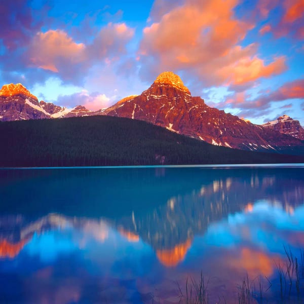 Alberta: Sunrise, Banff National Park, Alberta, Canada by Christopher Talbot Frank