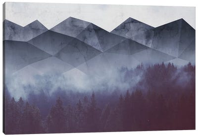 Winter Glory Canvas Art Print - Mountain Art