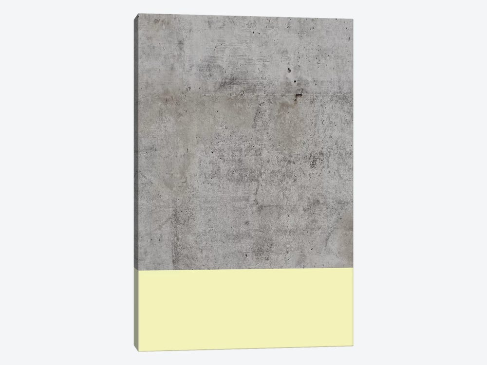 Yellow On Concrete by Emanuela Carratoni 1-piece Art Print