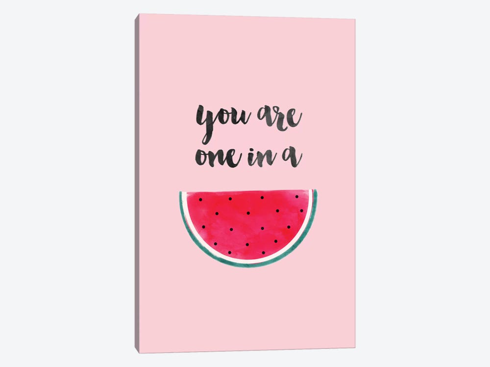 You Are One In A Watermelon by Emanuela Carratoni 1-piece Canvas Wall Art