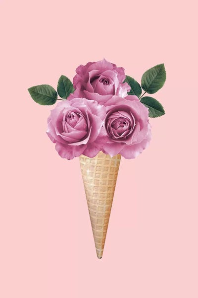 Pop Art Kitchen: Floral Icecream by Emanuela Carratoni