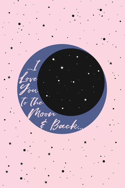 Mysticism: I Love You To The Moon by Emanuela Carratoni