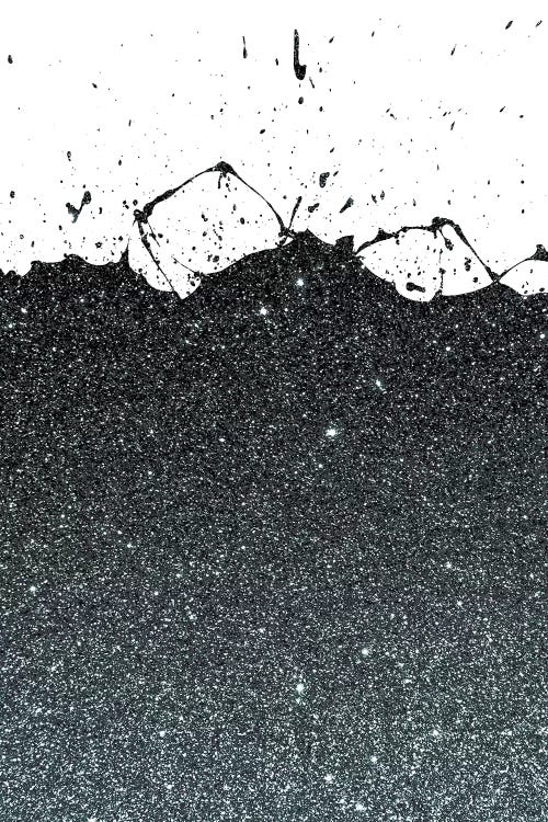 Black Splatter Theme by Emanuela Carratoni wall art