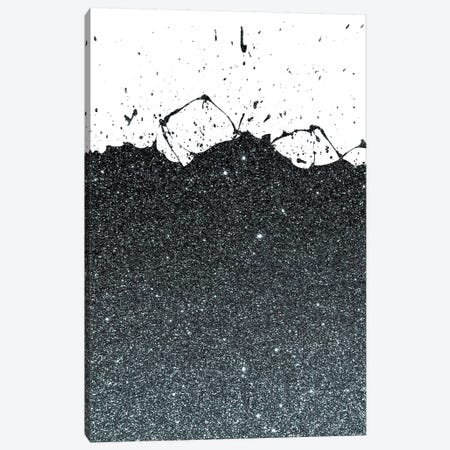 Black Splatter Theme Canvas Print #CTI10} by Emanuela Carratoni Canvas Print