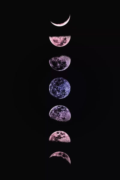 Kids Astronomy & Space Art: Moon Phases by Emanuela Carratoni