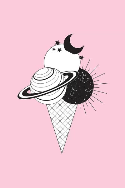 Planet Icecream by Emanuela Carratoni multi panel art