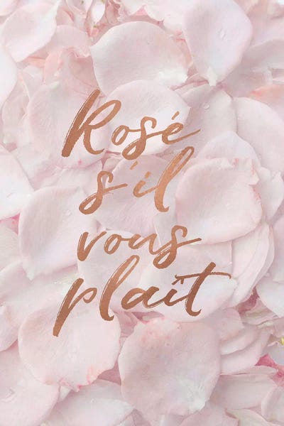 Rose Sil Vous Plait by Emanuela Carratoni canvas print