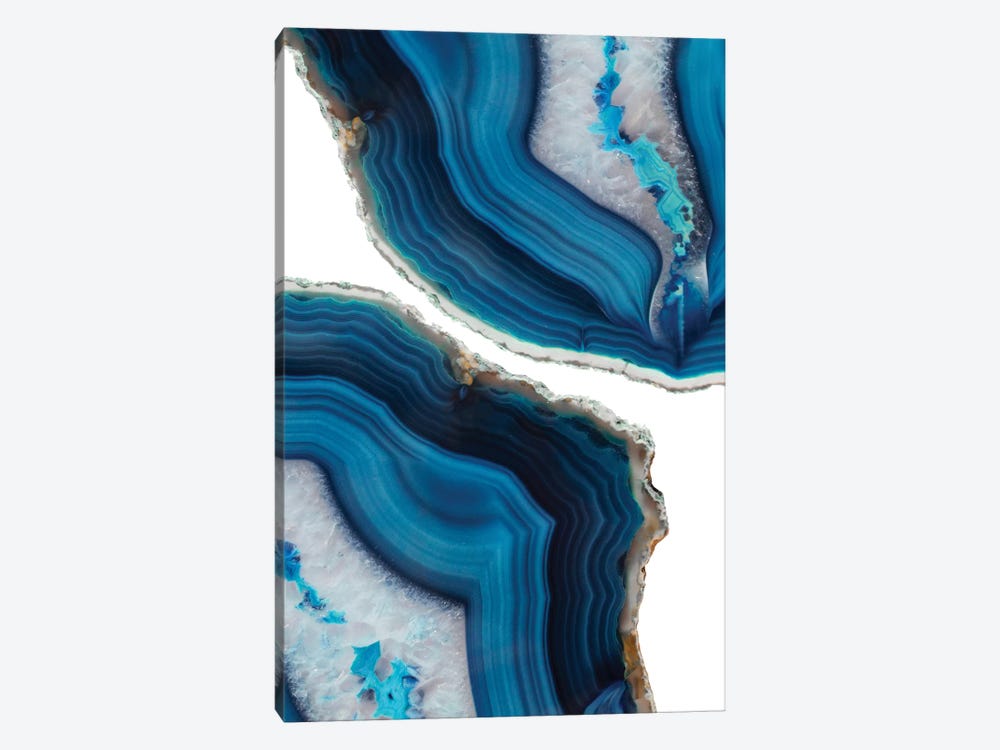 Blue Agate by Emanuela Carratoni 1-piece Canvas Print