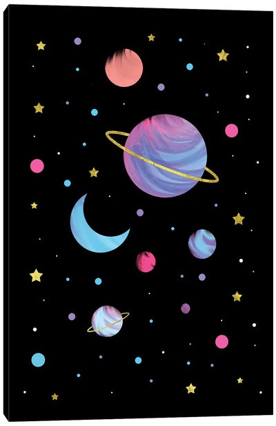 Great Universe Canvas Art Print - Solar System Art