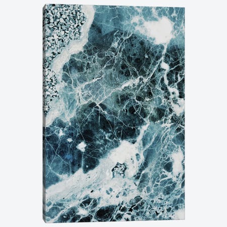 Blue Sea Marble Canvas Print #CTI12} by Emanuela Carratoni Canvas Art Print