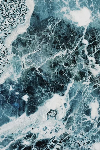 Agates, Geodes & Minerals: Blue Sea Marble by Emanuela Carratoni