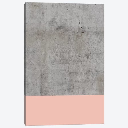 Blush On Concrete Canvas Print #CTI13} by Emanuela Carratoni Art Print