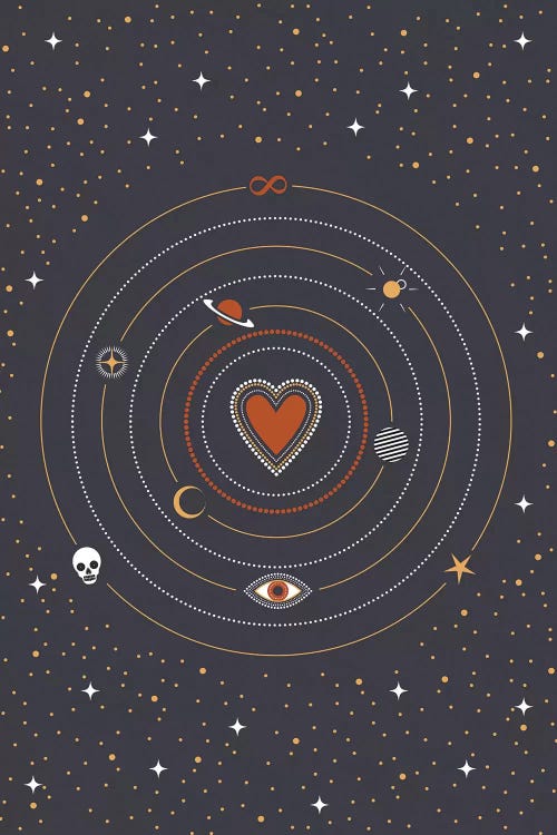 Charms Universe by Emanuela Carratoni wall art