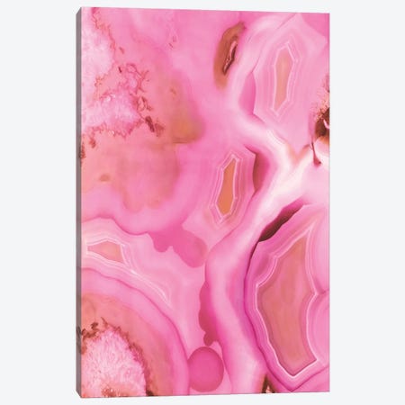 Juicy Pink Agate Canvas Print #CTI146} by Emanuela Carratoni Canvas Print