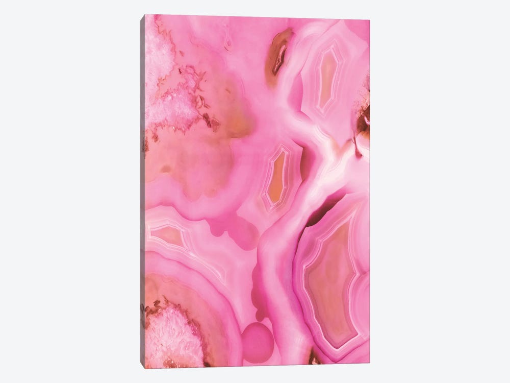 Juicy Pink Agate by Emanuela Carratoni 1-piece Art Print