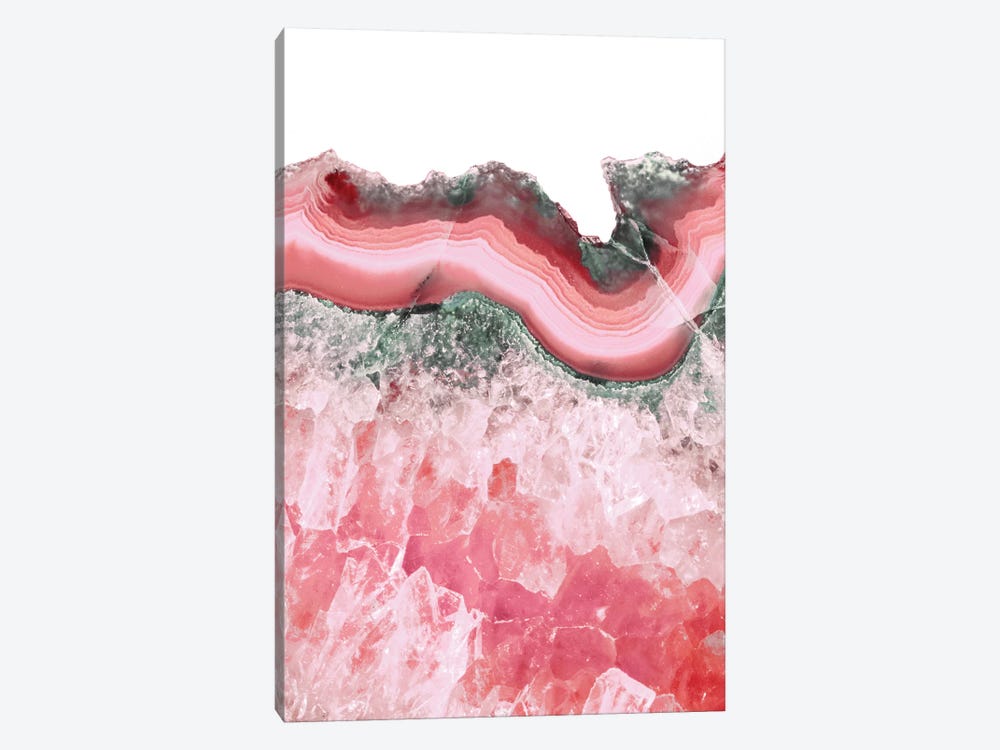 Living Coral Agate by Emanuela Carratoni 1-piece Canvas Print