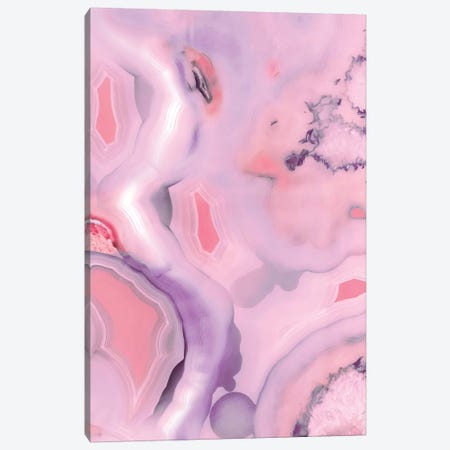 Living Coral And Purple Agate Canvas Print #CTI149} by Emanuela Carratoni Canvas Artwork