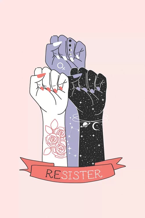 Resister by Emanuela Carratoni wall art