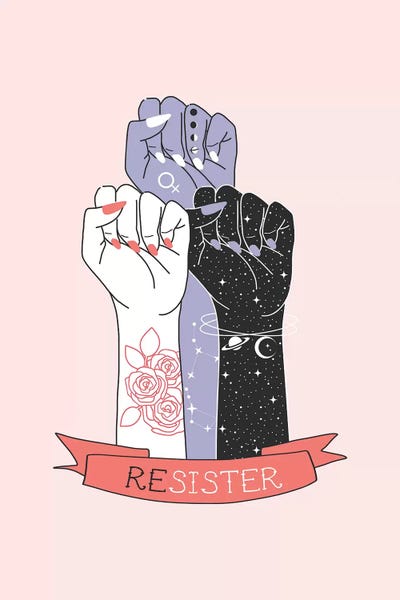 Voting: Resister by Emanuela Carratoni