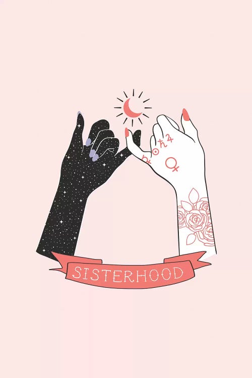 Sisterhood by Emanuela Carratoni wall art