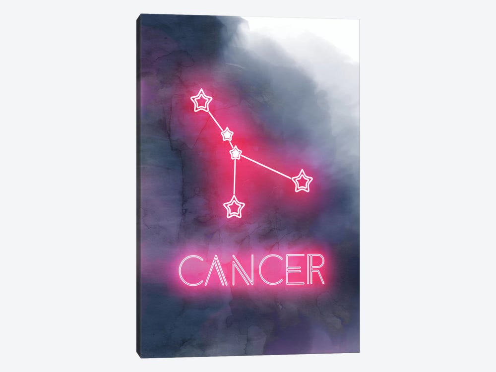 Cancer Zodiac Sign by Emanuela Carratoni 1-piece Canvas Print