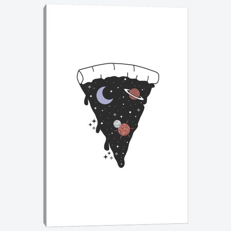 Space Pizza Canvas Print #CTI163} by Emanuela Carratoni Canvas Artwork
