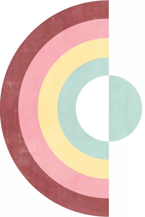Circular Rainbow by Emanuela Carratoni canvas print
