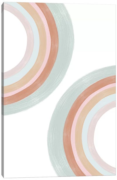 Delicate Rainbows Canvas Art Print - Ahead of the Curve