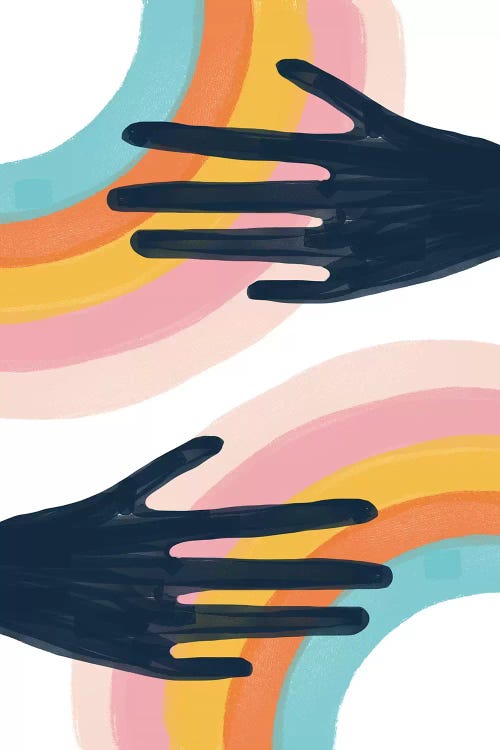 Double The Colors by Emanuela Carratoni wall art