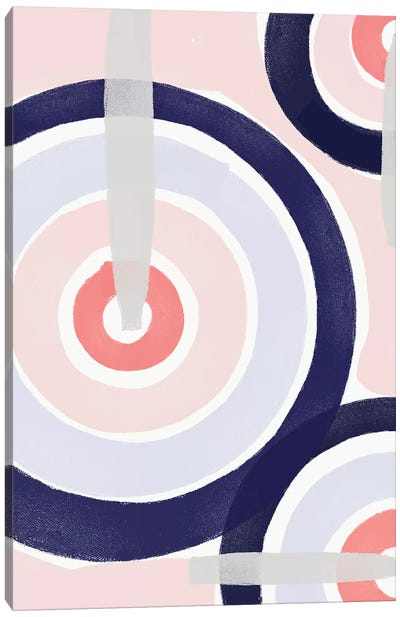 Pastel Abstract Combo I Canvas Art Print - Scandinavian Décor